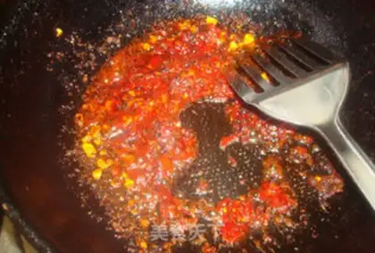 Make Spicy sauce tofu step 3