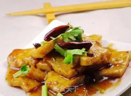 Make Spicy sauce tofu step 4