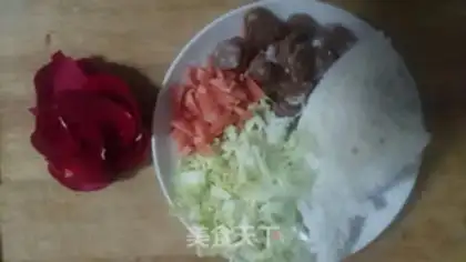 Make Rose sausage fried rice step 0