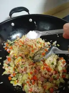 Make Five-colored rice step 5