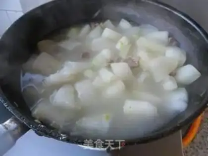Make Beef roasted melon step 7