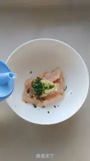 Make Celery chicken chestballs step 3