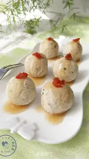 Make Celery chicken chestballs step 15