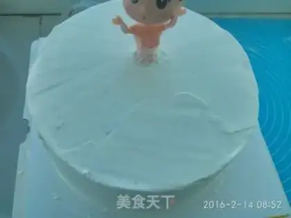 Make Barbie doll cake step 23