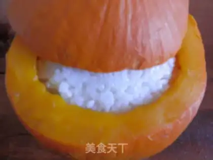 Make Pumpkin rice step 6