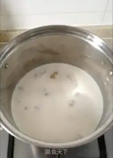 Make Red bean milk stew step 2