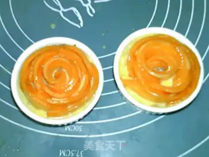 Make Mango roses and tans step 12