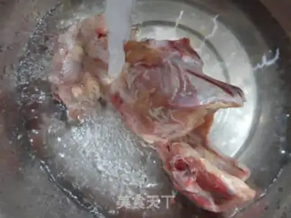 Make Fried chicken skeleton step 1