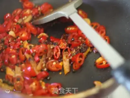 Make Three peppers of chicken step 6