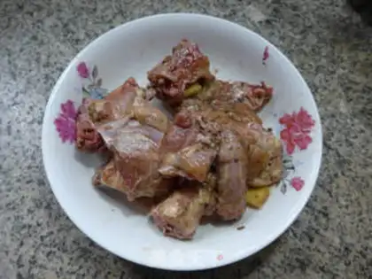 Make Fried chicken skeleton step 10