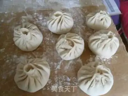 Make Meat buns step 8