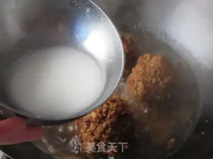 Make Red burning lion head step 11