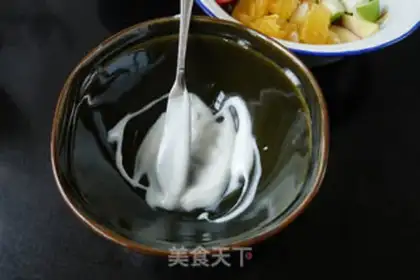 Make Sour yogurt salad step 2