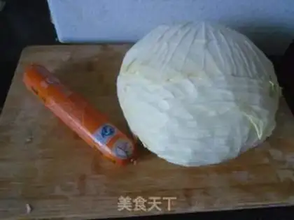 Make Meat sausage cabbage step 0