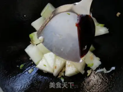 Make Shrimp-skin-burning melon step 4