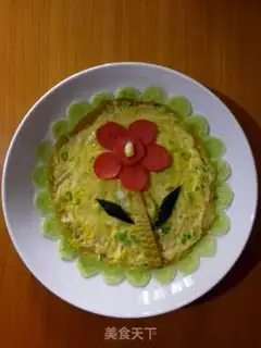 Make Fried omelet step 5