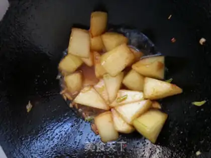 Make Shrimp-skin-burning melon step 5