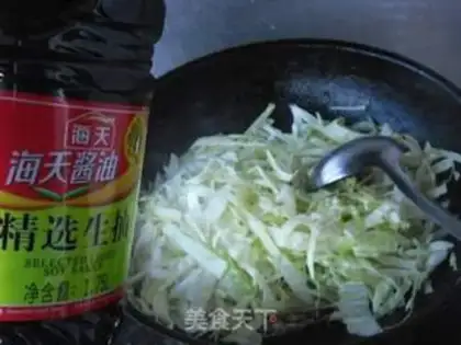 Make Meat sausage cabbage step 5