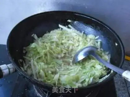 Make Meat sausage cabbage step 6