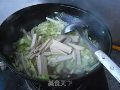 Make Meat sausage cabbage step 7