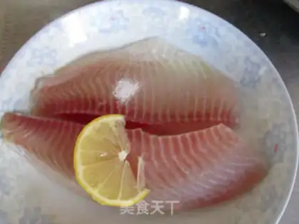 Make Lemon eel chops step 1