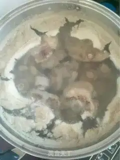 Make Cowtail radish step 1