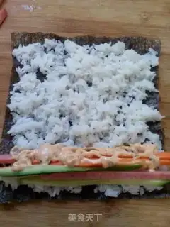 Make Simple sushi step 3