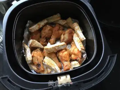 Make Cream of taro wings step 7