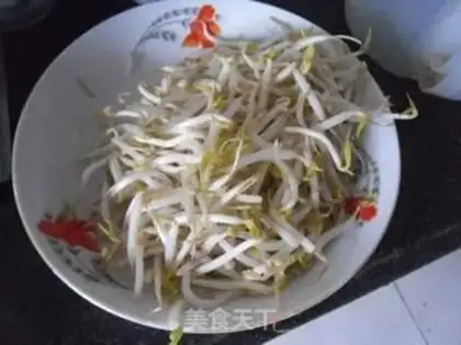 Make The green bean sprouts step 1