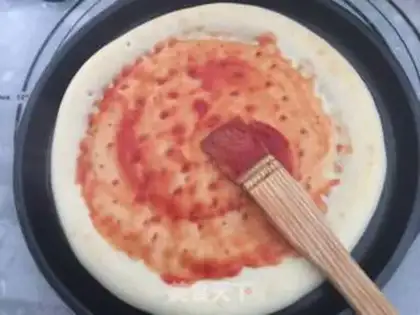 Make Bacon shrimp pizza step 7