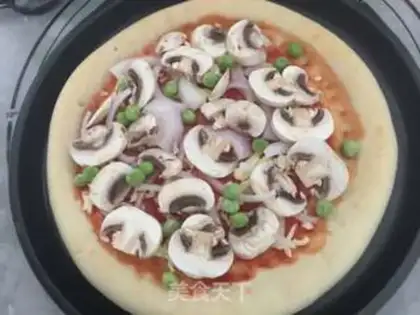 Make Bacon shrimp pizza step 8
