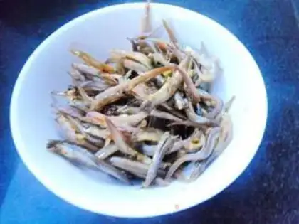 Make Cream peppers and fish step 0