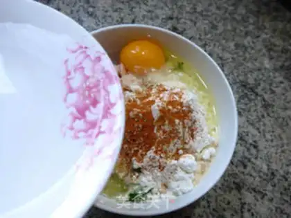 Make Celery shrimp omelet step 7