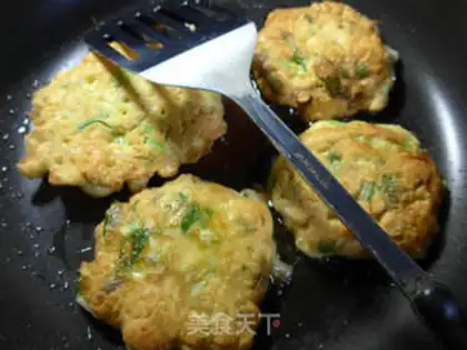 Make Celery shrimp omelet step 9