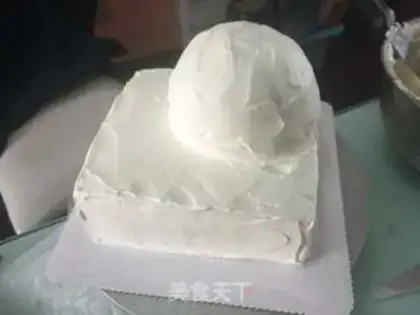 Make Bear cake step 18
