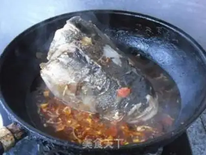Make Boiled fish head step 7