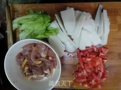 Make Fresh meat powder step 1