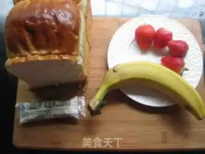 Make Fruit sandwich step 0