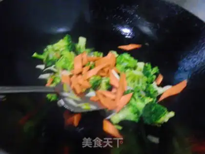 Make Carrot and broccoli step 3