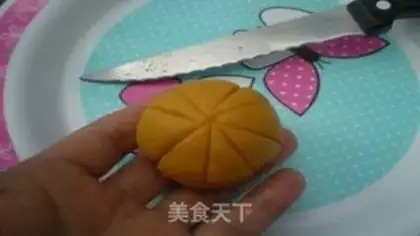 Make Pumpkin bag step 6