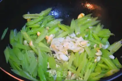 Make Celery lilies step 7