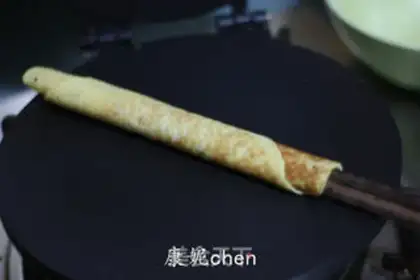 Make Handmade coconut egg rolls step 7