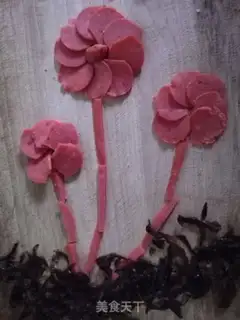 Make Three flowers step 2