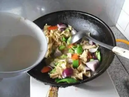 Make Four-coloured fried step 12
