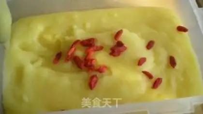 Make Corn paste cream step 4