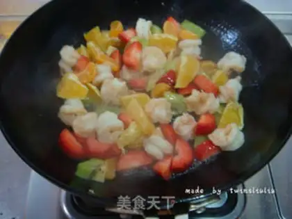 Make Fruit and shrimp step 6