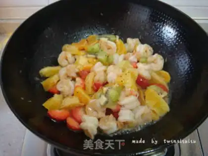 Make Fruit and shrimp step 7