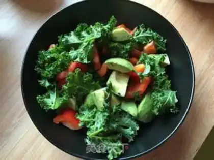 Make The kale salad step 1