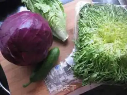 Make Vegetable salad step 0
