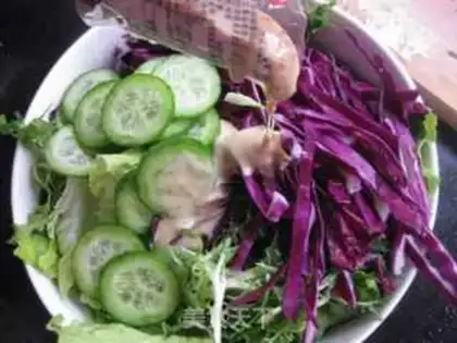 Make Vegetable salad step 4